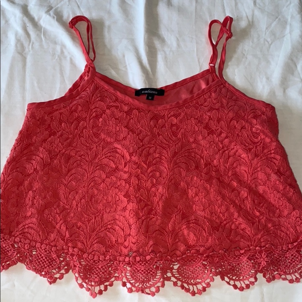 Lace crop top